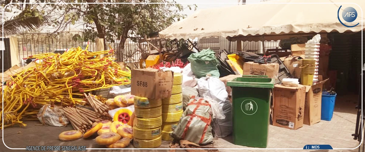 Des places publiques aménagées et du matériel de nettoiement offert aux communes de Hann-Bel Air et Dalifort-Foirail