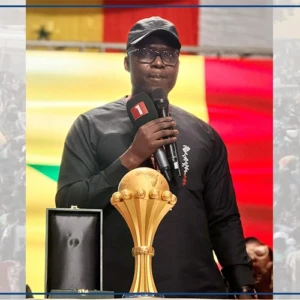 Sédhiou : liesse populaire autour du trophée de la CAN