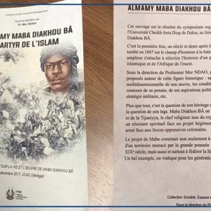 Un ouvrage revisite le contexte historique et politique du Jihad de Maba Diakhou Ba