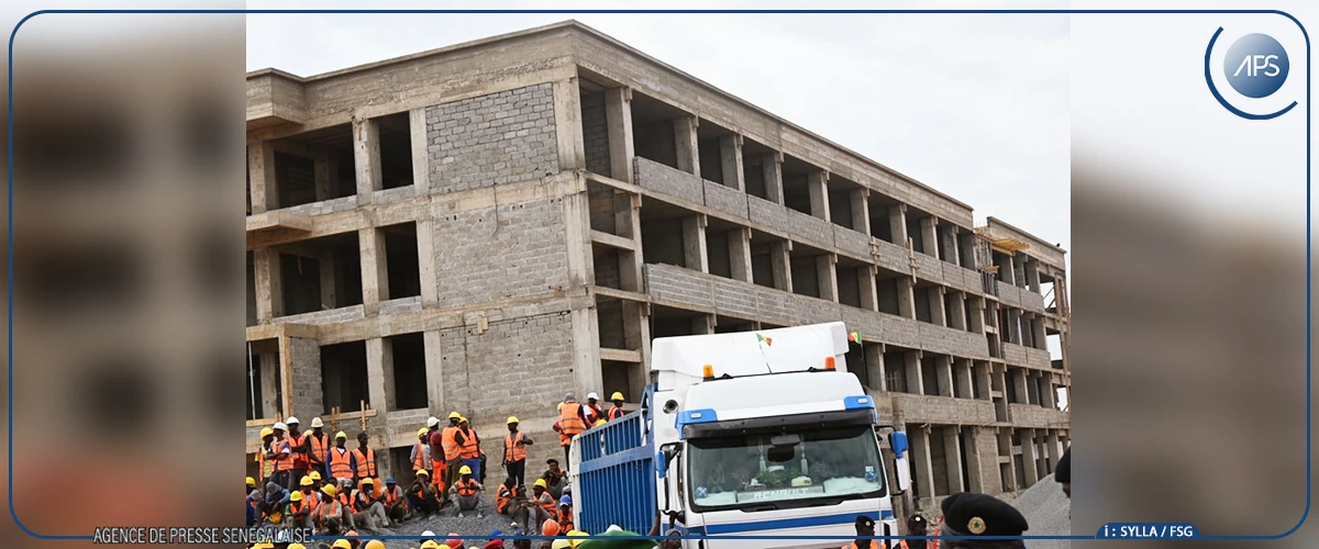 Bassirou Diomaye Faye a visité le chantier de l’Université du Sénégal oriental