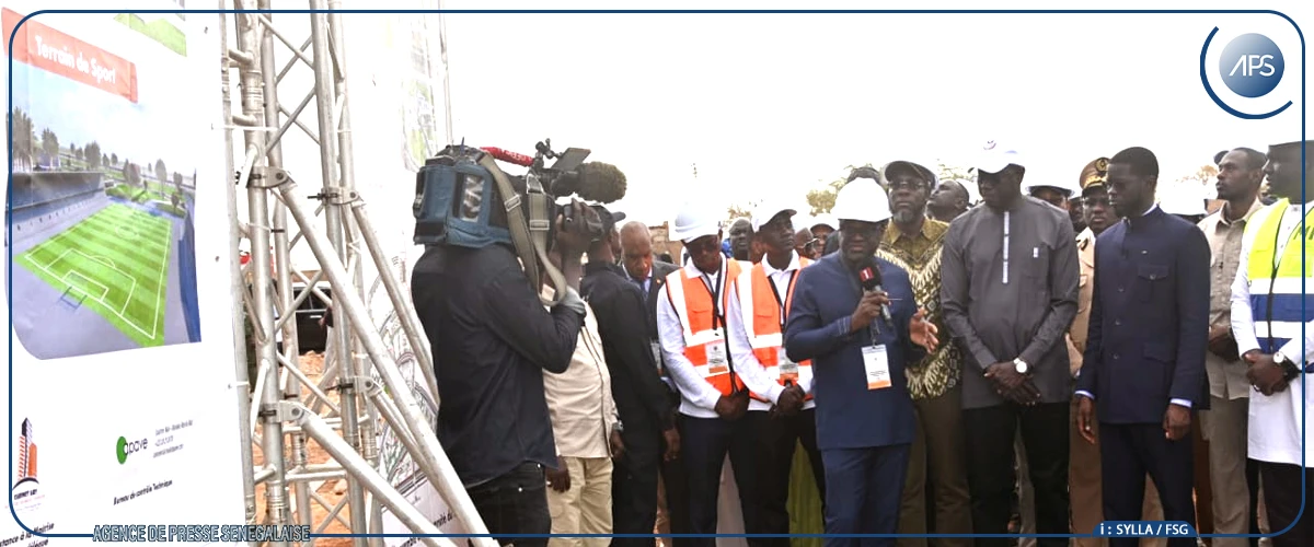 Bassirou Diomaye Faye a visité le chantier de l’Université du Sénégal oriental