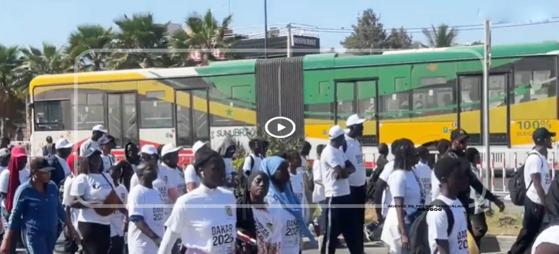 Dakar lance ses activités JOJ 2026 par une grande randonnée populaire