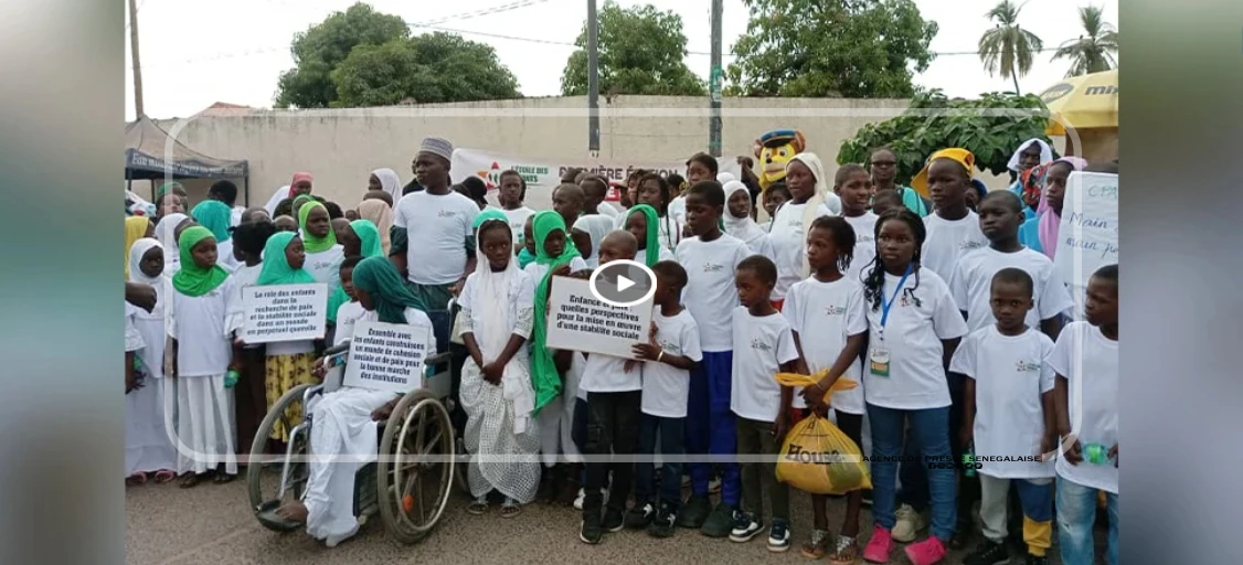 Ziguinchor : une marche citoyenne pour la protection de l’enfance et la promotion de la paix