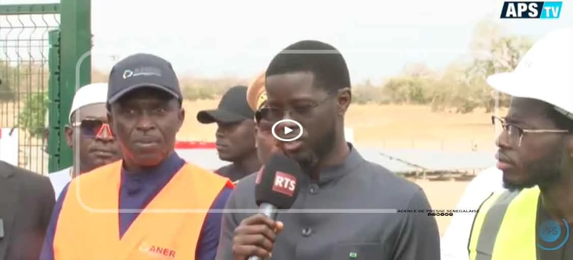 Tambacounda : le Président Diomaye Faye met en service une mini-centrale solaire à Ségoukoura