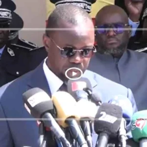 Le Premier ministre OUSMANE SONKO en visite à l’École nationale de Police