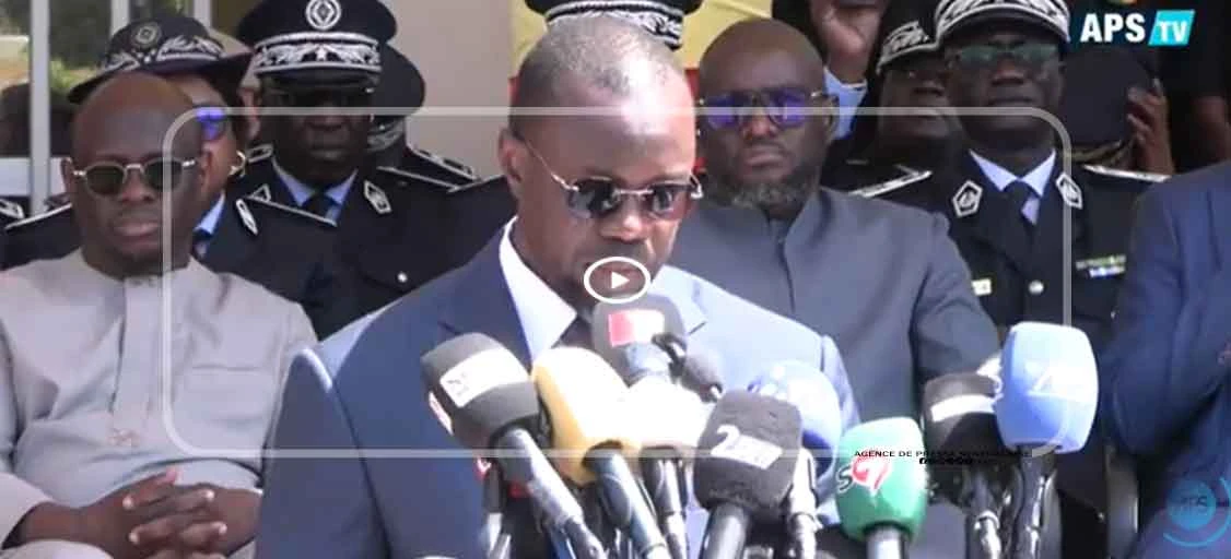 Le Premier ministre OUSMANE SONKO en visite à l’École nationale de Police