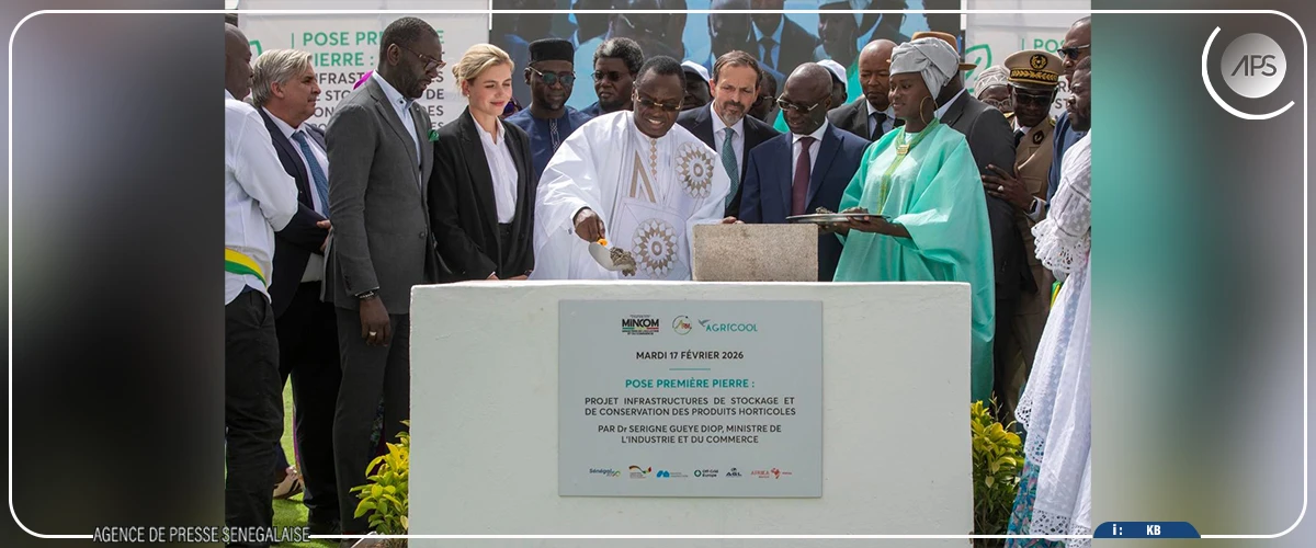 Pose de la première pierre d’une chambre froide d’une capacité de 250 000 tonnes à Ngomène