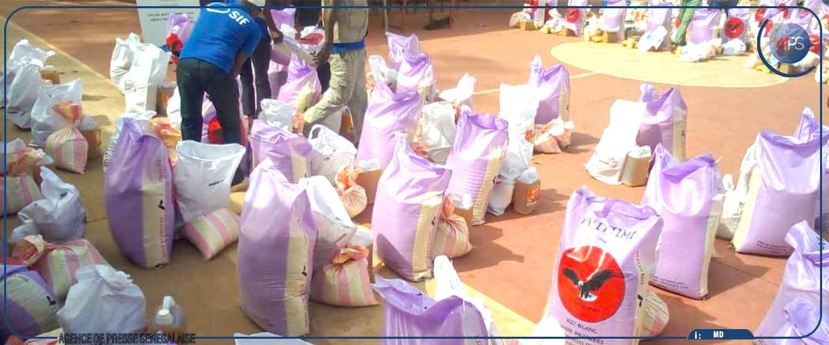 Kolda : dons de kits alimentaires à 200 familles démunies