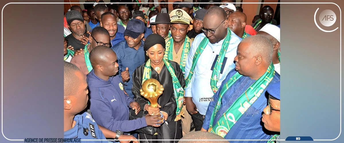 Le trophée de la CAN accueilli à Tivaouane