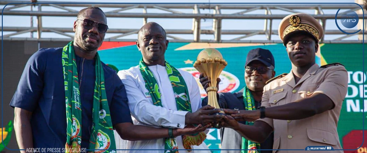 Thiès a accueilli le trophée de la Coupe d’Afrique des nations
