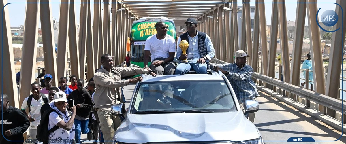 À Saint-Louis, le trophée de la Coupe d’Afrique des nations présenté aux populations