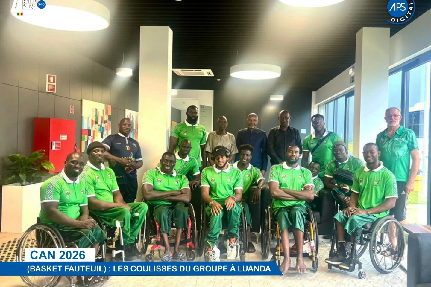 CAN 2026 (Basket Fauteuil) : Les coulisses du Groupe à Luanda 