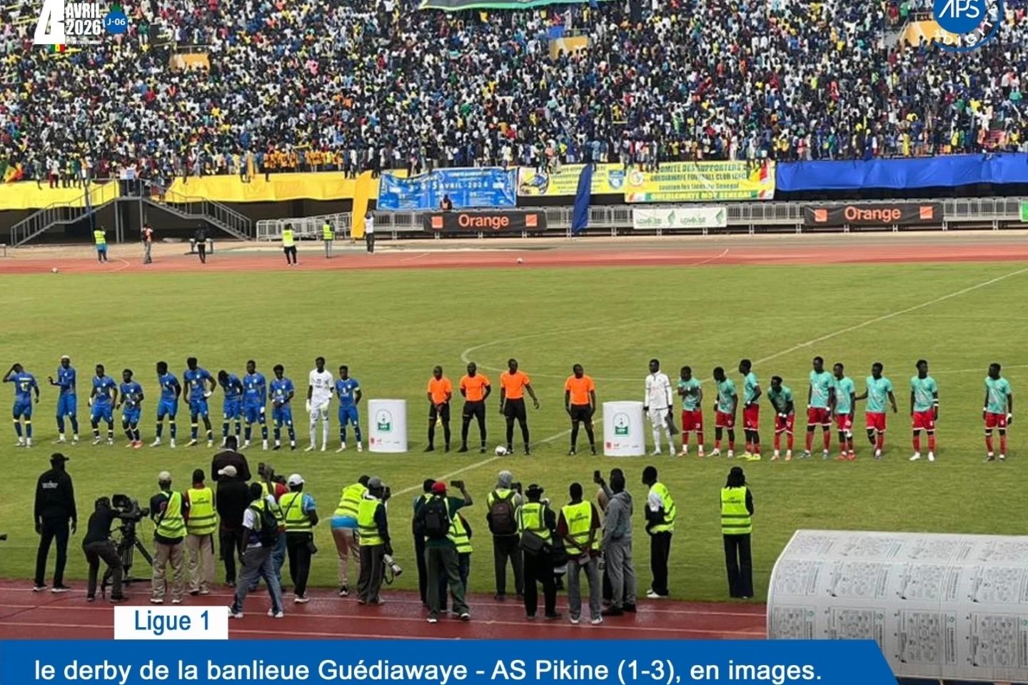 Ligue 1 : le derby de la banlieue Guédiawaye – AS Pikine (1-3), en images