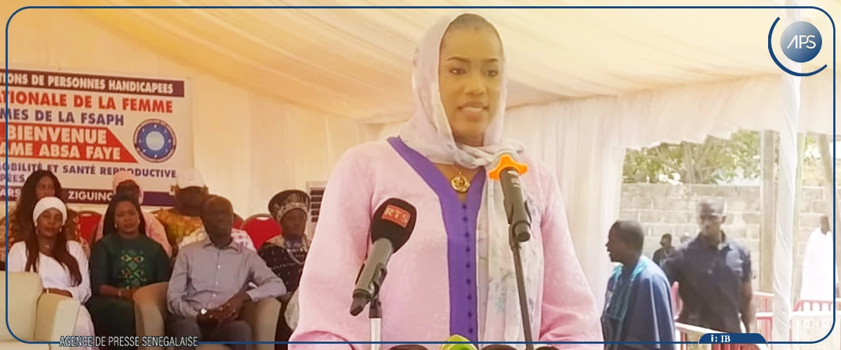 À Ziguinchor, la Première dame Absa Faye soutient l'autonomisation des femmes en situation de handicap