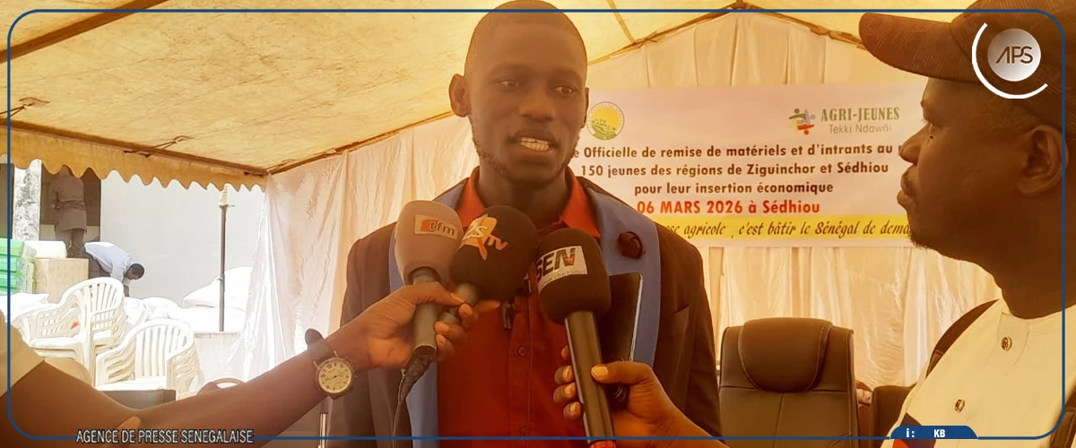 Sédhiou : des équipements et intrants agricoles d’une valeur de150 millions de FCFA remis à 150 jeunes entrepreneurs