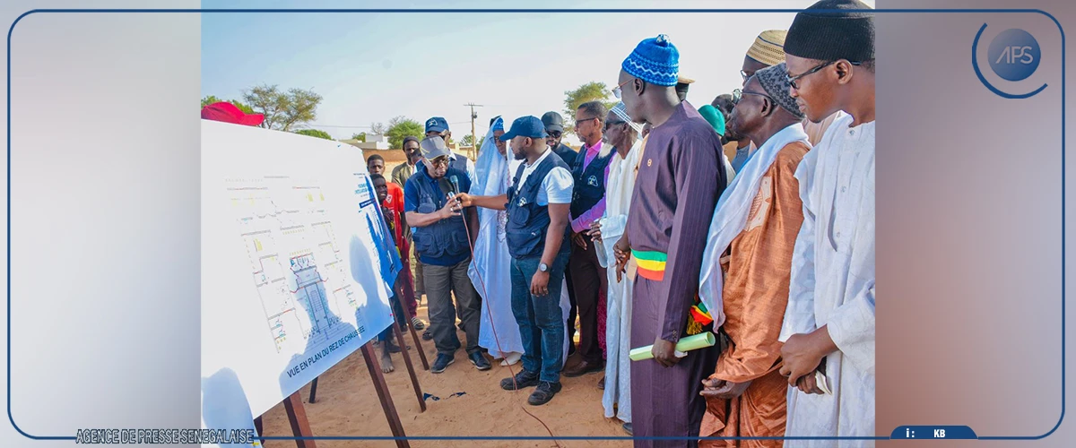 Louga : pose de la première pierre du poste de santé de Keur Mor Abdou Seye