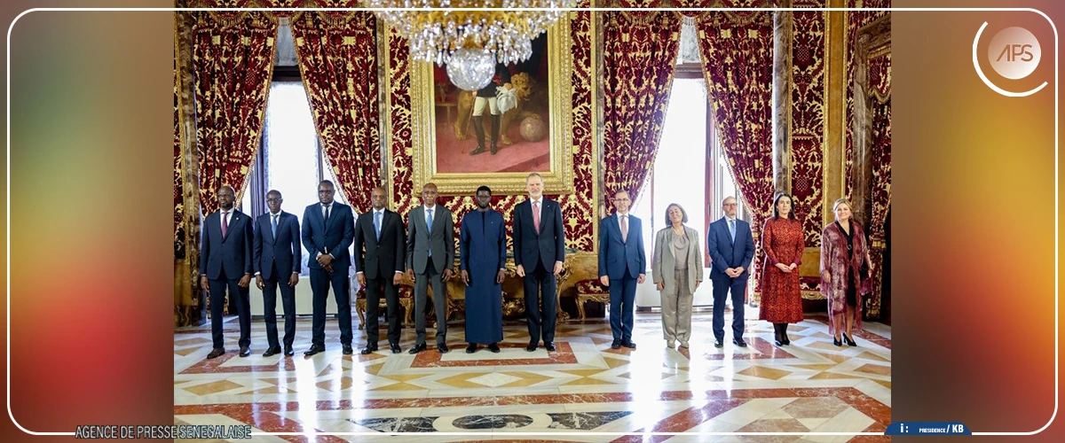 Bassirou Diomaye Faye reçu ''avec tous les honneurs'' par le Roi d'Espagne (présidence)