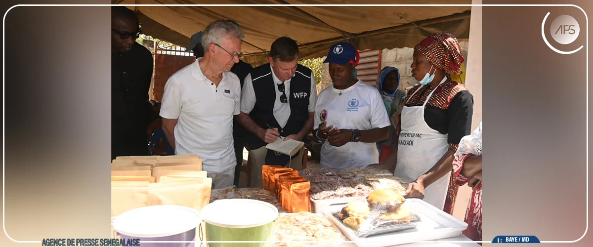 Kaolack : une mission du PAM a visité plusieurs projets agricoles à Gandiaye