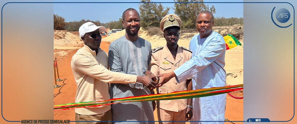 La route reliant le rond-point APIX au lac Rose est mise en service