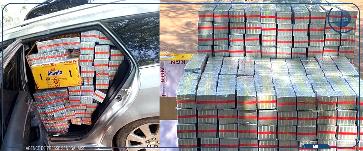 Près d'une tonne de faux médicaments saisie par les douanes de Koungheul