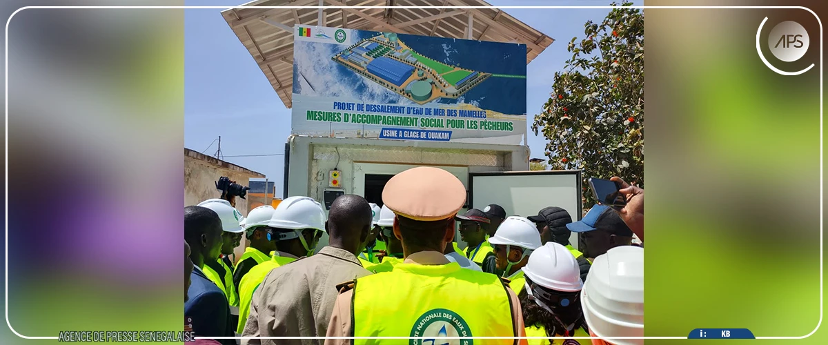 Usine de dessalement de l’eau de mer des Mamelles : le taux d’exécution des travaux compris entre 90 et 98 %