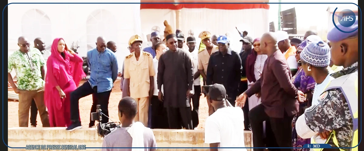 Cheikh Tidiane Dièye inaugure des ouvrages du Projet eau et assainissement en milieu rural à Gandiaye