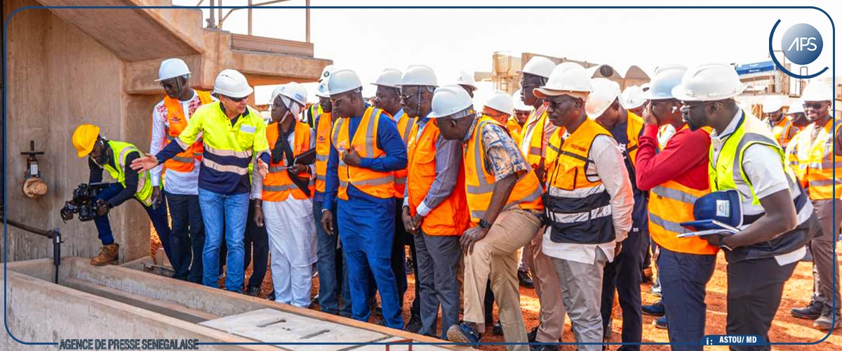Station d’épuration de Mbao : Cheikh Tidiane Dièye dit être satisfait de l’évolution des travaux
