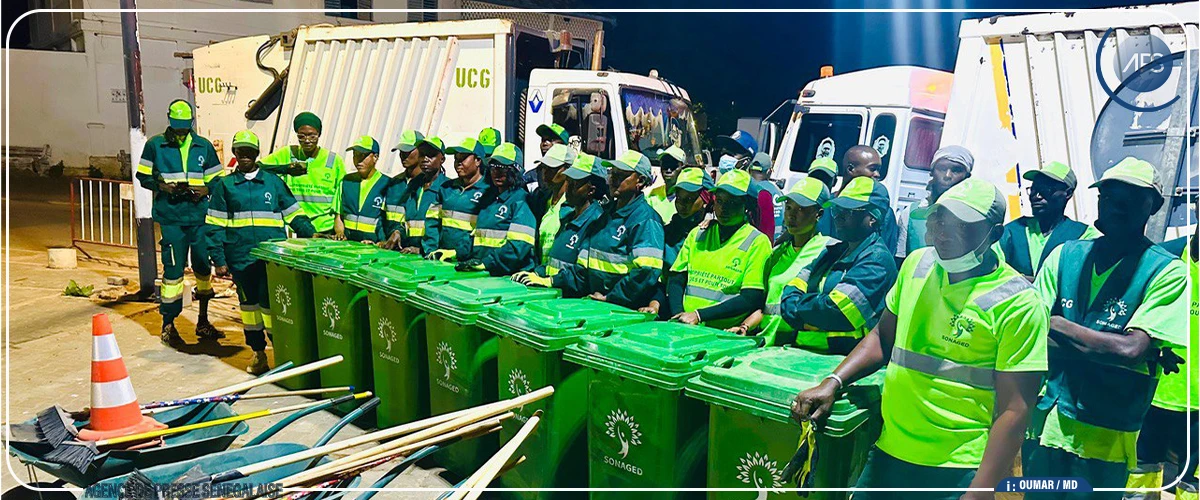 Diourbel : la SONAGED déploie un important dispositif de nettoiement pour la Korité