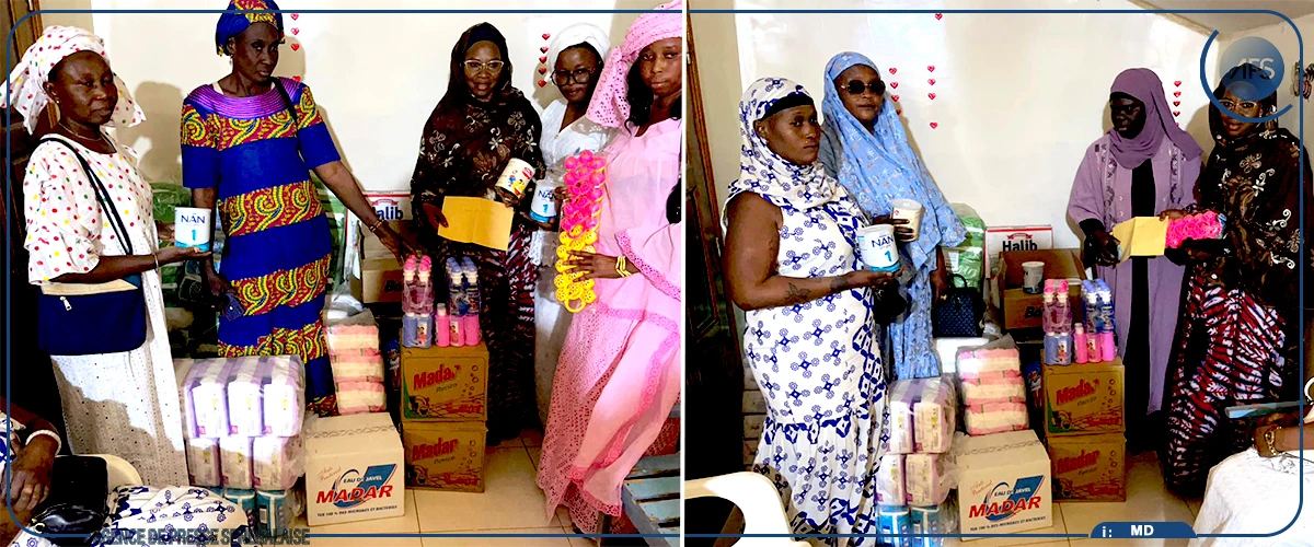 Kaolack : des associations villageoises d’épargne et de crédit au chevet des détenues et des enfants de la pouponnière Lamine Coulibaly