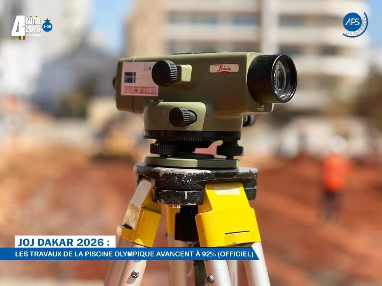 JOJ Dakar 2026 : les travaux de la piscine olympique avancent à 92% (Officiel)