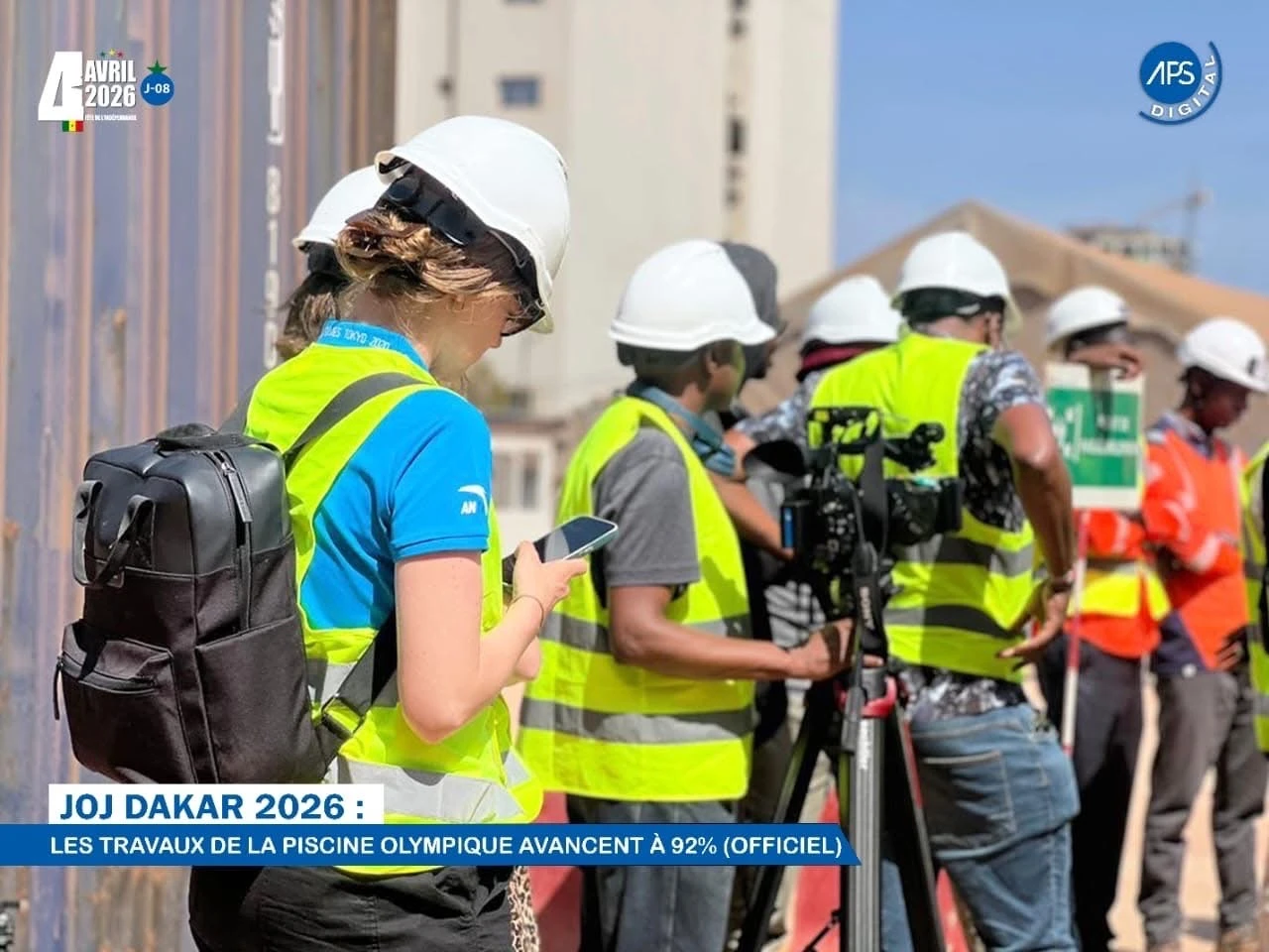JOJ Dakar 2026 : les travaux de la piscine olympique avancent à 92% (Officiel)