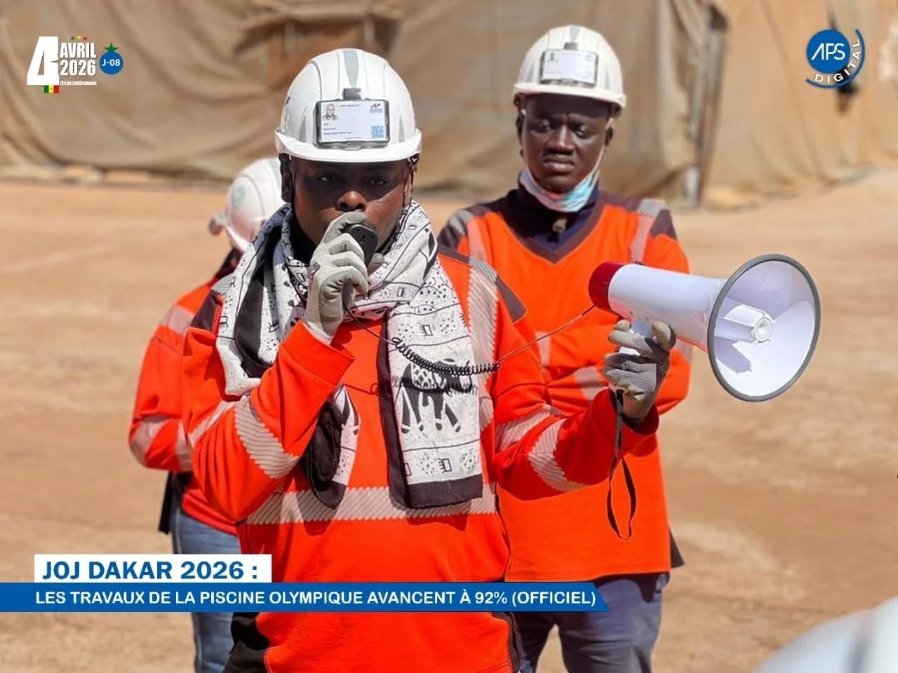 JOJ Dakar 2026 : les travaux de la piscine olympique avancent à 92% (Officiel)