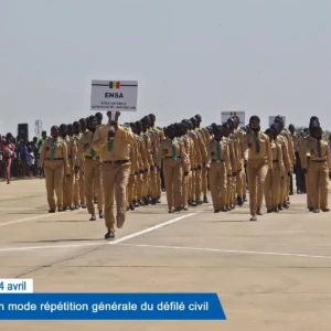 4 avril : Thiès en mode répétition générale du défilé civil