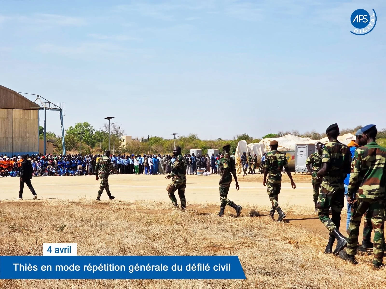 4 avril : Thiès en mode répétition générale du défilé civil