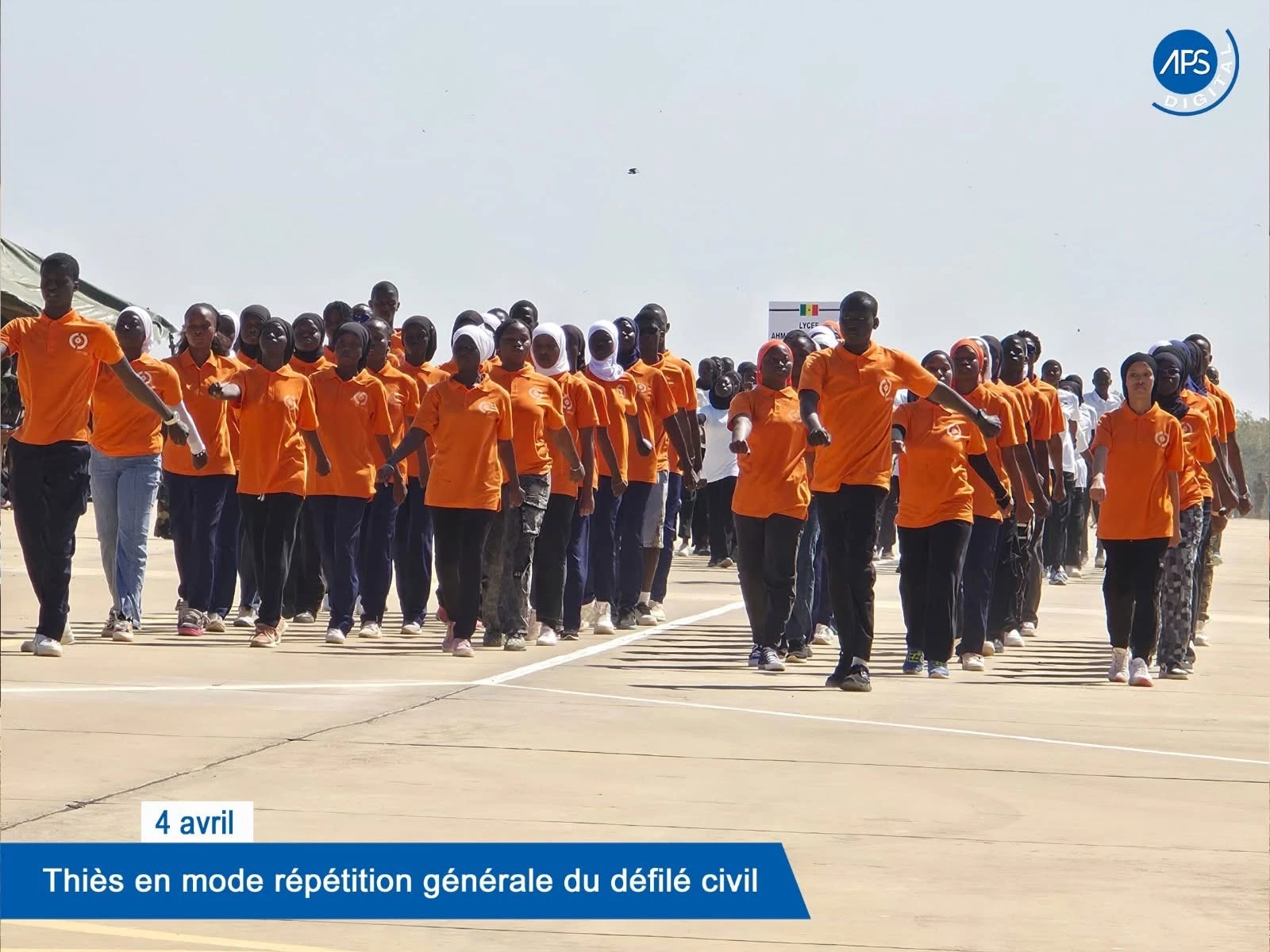 4 avril : Thiès en mode répétition générale du défilé civil