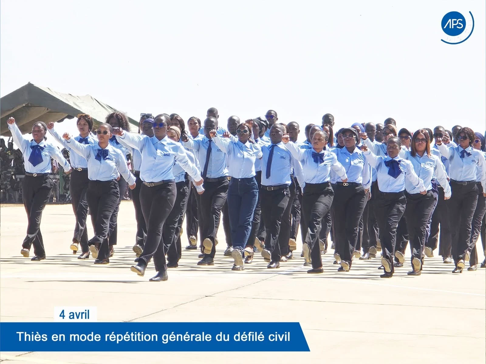 4 avril : Thiès en mode répétition générale du défilé civil