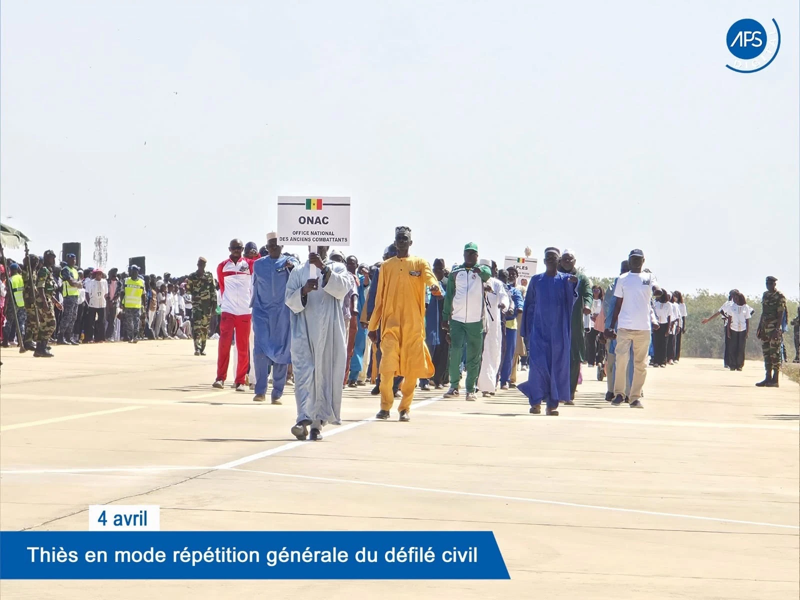 4 avril : Thiès en mode répétition générale du défilé civil