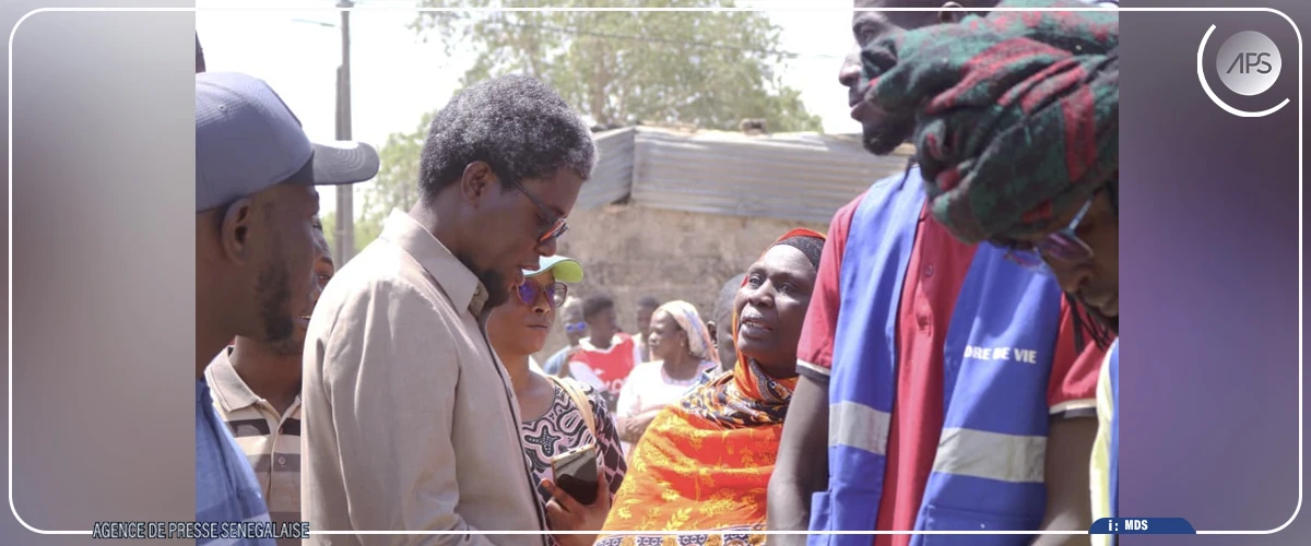 Incendie au marché central de Kaffrine : Momath Talla Ndao exprime sa solidarité aux sinistrés