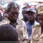 Incendie au marché central de Kaffrine : Momath Talla Ndao exprime sa solidarité aux sinistrés