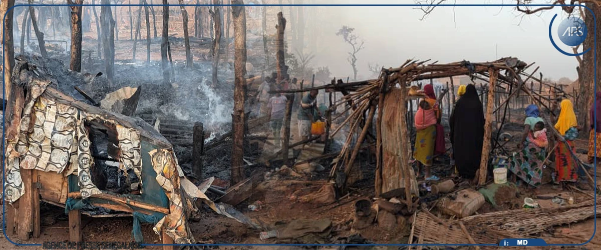 Un incendie ravage 19 cases du village de Kharakhéna