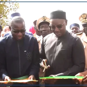 Cheikh Tidiane Dièye inaugure des ouvrages du Projet eau et assainissement en milieu rural à Gandiaye