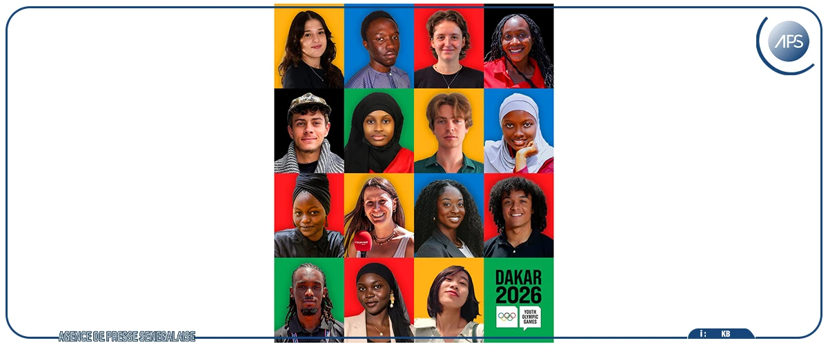 JOJ Dakar 2026 : trois Sénégalais vont participer au programme ''jeunes reporters'' du CIO