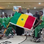 Thiès : le drapeau national remis aux Lions du  basket en fauteuil en partance pour la Coupe d'Afrique
