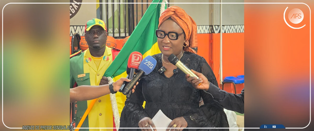 Thiès : le drapeau national remis aux Lions du  basket en fauteuil en partance pour la Coupe d'Afrique