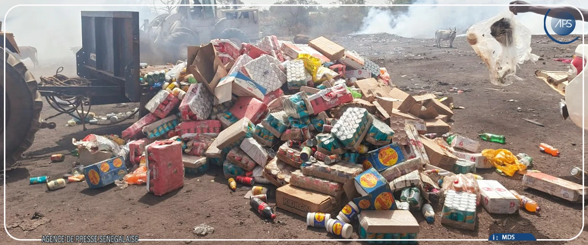 Kédougou : plus de trois tonnes de produits périmés détruites