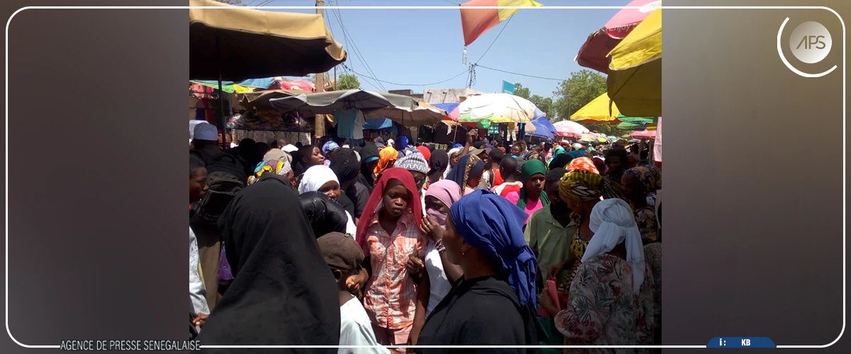 Kolda : forte affluence au marché central à quelques heures de la Korité