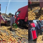 Keur Moussa : des maraîchers déversent de la pomme de terre sur la chaussée pour protester contre les difficultés de commercialisation