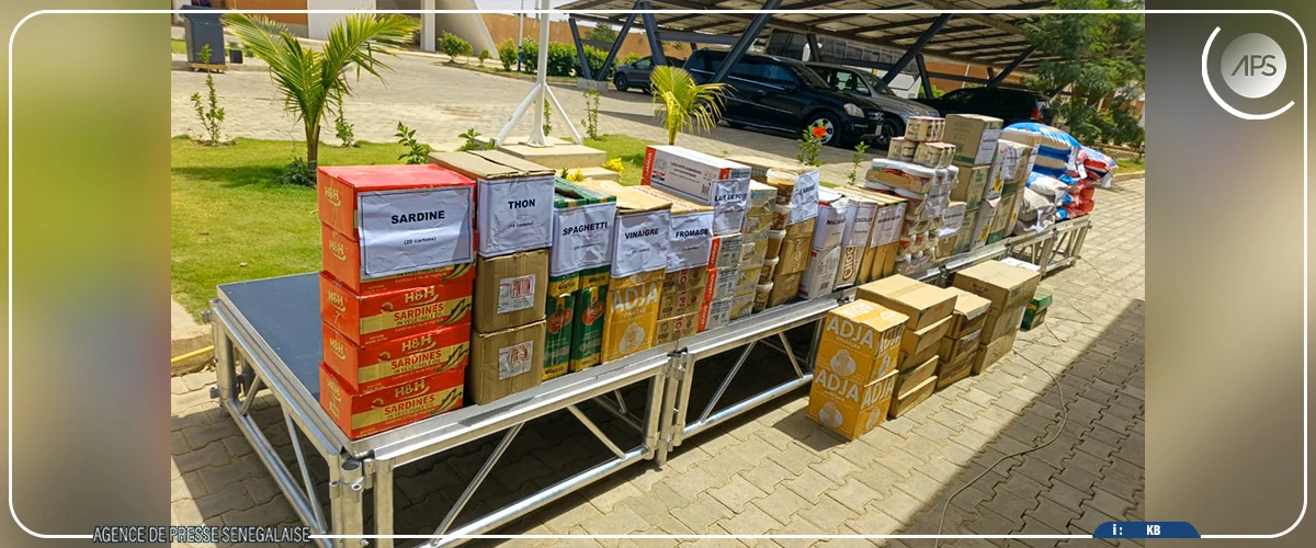 Kaffrine : des denrées alimentaires remises aux pensionnaires du LYNAQE