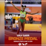 ‎Championnats du monde en Salle : Saly Sarr médaillée de bronze au triple saut  ‎