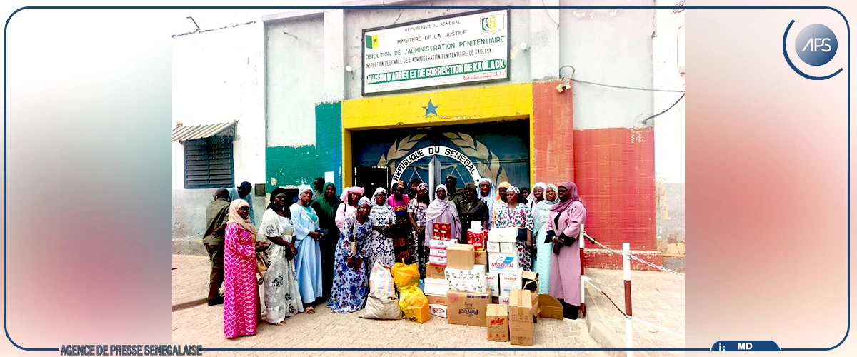 Kaolack : des associations villageoises d’épargne et de crédit au chevet des détenues et des enfants de la pouponnière Lamine Coulibaly